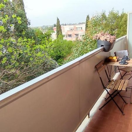 Michelet Studio Climatise Avec Balcon Et Parking Ferme Montpellier Esterno foto